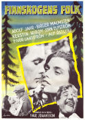 Finnskogens folk 1955 movie poster Birger Malmsten Adolf Jahr Kerstin Wibom Ivar Johansson Flowers and plants