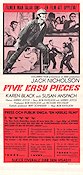 Five Easy Pieces 1971 poster Jack Nicholson Bob Rafelson