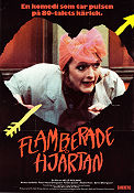 Flamberede hjerter 1986 movie poster Kirsten Lehfeldt Torben Jensen Helle Ryslinge Denmark