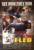 Fled 1996 movie poster Lawrence Fishburne Stephen Baldwin Will Patton Kevin Hooks