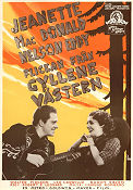 The Girl of the Golden West 1938 movie poster Jeanette MacDonald Nelson Eddy Robert Z Leonard