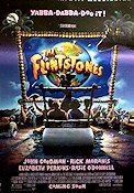 The Flintstones 1993 movie poster John Goodman Kyle MacLachlan Rick Moranis Find more: Familjen Flinta From comics