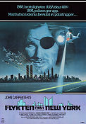 Escape From New York 1981 movie poster Kurt Russell Lee Van Cleef Ernest Borgnine Donald Pleasence Isaac Hayes John Carpenter Cult movies