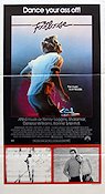 Footloose 1984 movie poster Kevin Bacon Lori Singer John Lithgow Dianne Wiest Chris Penn Sarah Jessica Parker Herbert Ross Rock and pop