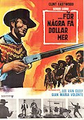 For a Few Dollars More 1965 movie poster Clint Eastwood Lee Van Cleef Gian Maria Volonté Sergio Leone