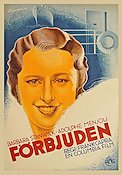 Forbidden 1932 poster Barbara Stanwyck Frank Capra