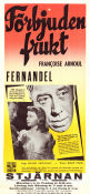 Le fruit défendu 1952 movie poster Fernandel Francoise Arnoul Jacques Castelot Henri Verneuil