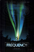 Frequency 2000 movie poster Dennis Quaid Jim Caviezel Shawn Doyle Gregory Hoblit