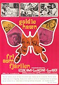 Butterflies Are Free 1972 poster Goldie Hawn Milton Katselas