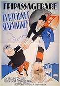 Blinde Passagiere 1936 movie poster Carl Schenström Harald Madsen Mady Rahl Fyrtornet och Släpvagnen Fy og Bi Fred Sauer Denmark