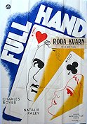 L´epervier 1935 movie poster Charles Boyer Natalie Paley Gambling Art Deco