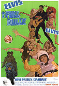 Clambake 1967 movie poster Elvis Presley Arthur H Nadel Musicals Motorcycles Ladies Rock and pop Cars and racing