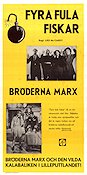 Duck Soup 1933 movie poster The Marx Brothers Bröderna Marx Leo McCarey