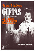 Of Love and Lust 1955 movie poster Anita Björk Edvin Adolphson Anders Henrikson Writer: August Strindberg