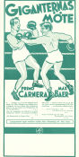 Primo Carnera and Max Baer 1934 movie poster Primo Carnera Max Baer Arthur Donovan Boxing Documentaries