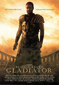 Gladiator 2000 movie poster Russell Crowe Joaquin Phoenix Connie Nielsen Ridley Scott Sword and sandal