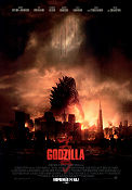 Godzilla 2014 movie poster Aaron Taylor-Johnson Ken Watanabe Gareth Edwards