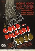 Gold Diggers of 1935 1936 poster Adolphe Menjou Busby Berkeley