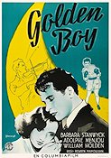 Golden Boy 1939 movie poster Barbara Stanwyck Adolphe Menjou William Holden Rouben Mamoulian Boxing