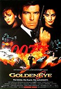 Goldeneye 1995 movie poster Pierce Brosnan Izabella Scorupco Sean Bean Martin Campbell