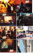 Gone in 60 Seconds 2000 lobby card set Nicolas Cage Giovanni Ribisi Angelina Jolie Dominic Sena Cars and racing