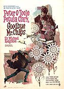 Goodbye Mr Chips 1970 movie poster Peter O´Toole Petula Clark