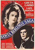 The Atonement of Gosta Berling 1924 movie poster Greta Garbo Lars Hanson Mauritz Stiller Writer: Selma Lagerlöf Find more: Silent movie