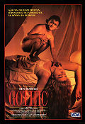 Gothic 1986 poster Gabriel Byrne Ken Russell
