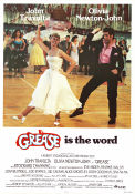 Grease 1978 movie poster John Travolta Olivia Newton-John Stockard Channing Randal Kleiser Dance Musicals School