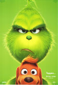 The Grinch 2018 movie poster Benedict Cumberbatch Yarrow Cheney Animation Holiday
