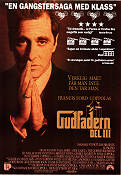 The Godfather: Part 3 1990 movie poster Al Pacino Diane Keaton Andy Garcia Francis Ford Coppola Mafia