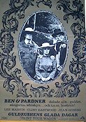 Paint Your Wagon 1969 movie poster Lee Marvin Clint Eastwood Jean Seberg Joshua Logan Musicals