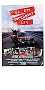 Ha ett underbart liv 1992 movie poster Per Löfberg Lina Perned Kjell Bergqvist Cars and racing Bridges