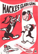 Hackes glada gäng 1969 movie poster Hacke Hackspett Woody Woodpecker Walter Lantz Animation