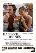 Hans och hennes 2001 movie poster Jonas Karlsson Johanna Sällström Ralph Carlsson Daniel Lind Lagerlöf Food and drink