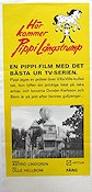 Pippi Goes on Board 1972 movie poster Inger Nilsson Beppe Wolgers Olle Hellbom Writer: Astrid Lindgren From TV