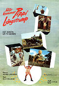 Pippi Goes on Board 1972 poster Inger Nilsson Olle Hellbom