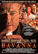 Havana 1990 movie poster Robert Redford Lena Olin Alan Arkin Sydney Pollack Gambling