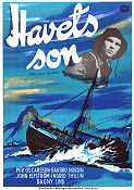 Havets son 1949 movie poster Per Oscarsson Dagny Lind John Elfström Rolf Husberg Mountains Ships and navy
