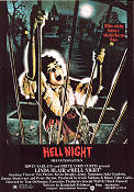 Hell Night 1981 movie poster Linda Blair Tom DeSimone