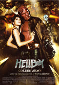 Hellboy II: The Golden Army 2008 movie poster Ron Perlman Selma Blair Doug Jones Guillermo Del Toro From comics