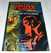 Hellboy Animated Sword of Storms DVD 2007 poster 
