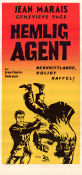 L´honorabale Stanislas agent secret 1963 movie poster Jean Marais Genevieve Page Maurice Teynac Jean-Charles Dudrumet Agents