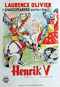 Henry V 1946 movie poster Laurence Olivier Writer: William Shakespeare