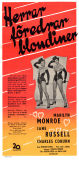Gentlemen Prefer Blondes 1953 poster Marilyn Monroe Howard Hawks