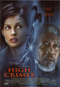 High Crimes 2002 movie poster Jim Caviezel Morgan Freeman Ashley Judd Carl Franklin
