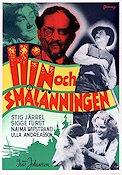 Hin och Smålänningen 1949 movie poster Stig Järrel Sigge Fürst Naima Wifstrand Ulla Andreasson Ivar Johansson Eric Rohman art Religion