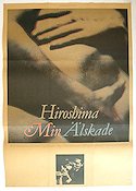 Hiroshima Mon Amour 1959 movie poster Emmanuelle Riva Eiji Okada Alain Resnais Asia