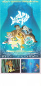 Hjaelp Jeg er en fisk 2000 movie poster Nis Bank-Mikkelsen Stefan Fjeldmark Animation Fish and shark