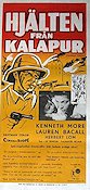 North West Frontier 1959 movie poster Kenneth More Lauren Bacall Herbert Lom J Lee Thompson